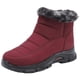 thumbnail image 2 of Botas de nieve de terciopelo para invierno, botas cortas para mujer, zapatos impermeables cálidos y gruesos para mujer Wmkox8yii ghj2202, 2 of 7