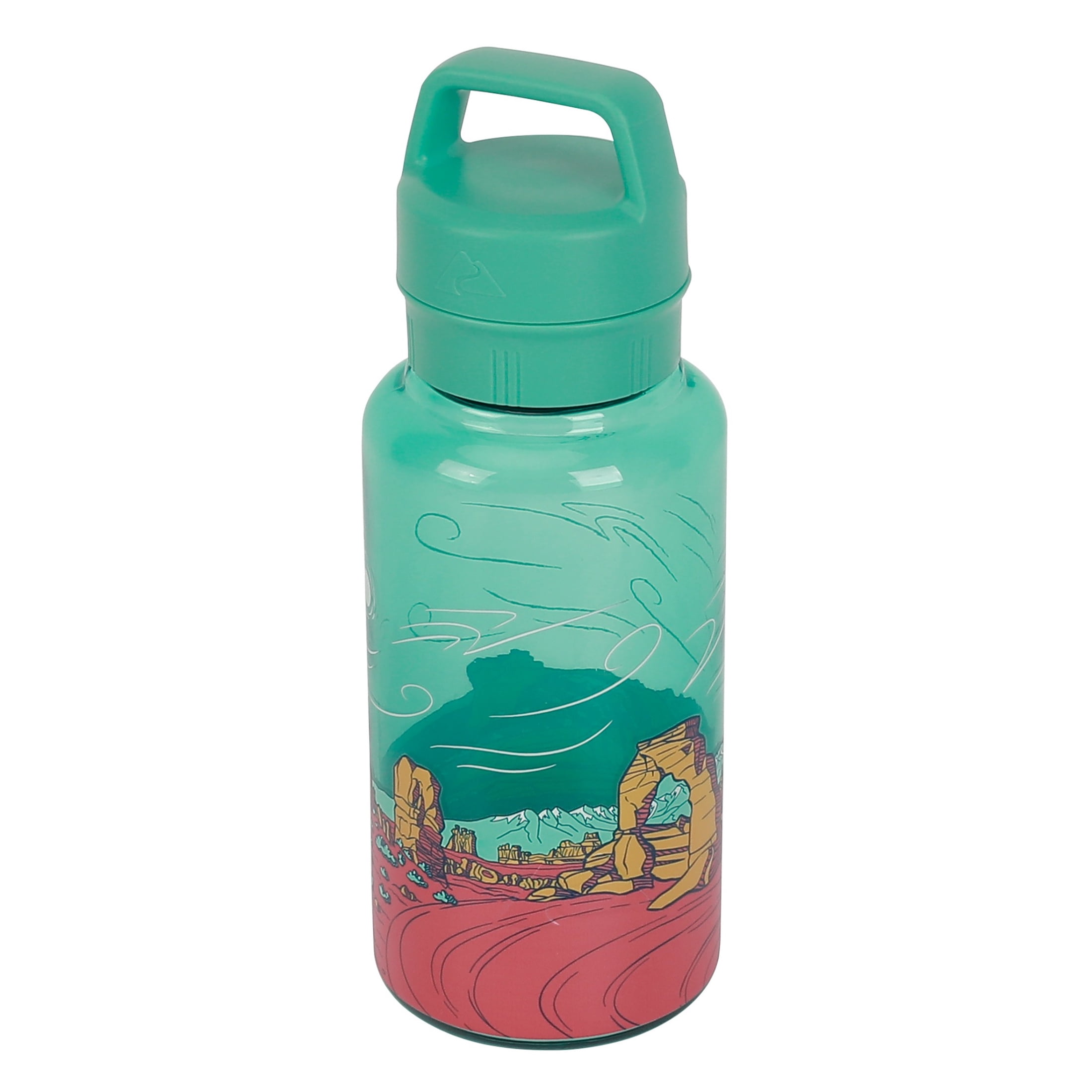 Ozark Trail 32 oz BPA-Free Tritan Chug Water Bottle, Sandstone Sky