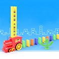 thumbnail image 4 of Domino Train Blocks Rally Electric Toy Set Train Model with Lights and Sounds Construction and Stacking Toys, 4 of 6