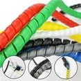 thumbnail image 2 of 1/5M Winding Tube 8/10/14/16/20/25mm Wire Organizer Cable Protection Sleeve Tube Protection Sleeve, 2 of 7
