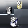 thumbnail image 3 of Triple Head Razor Electric Men's Mini Razor Full Body Wash Portable Rechargeable Beard Razor, 3 of 5