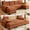 L1204-Orange, variant on LITVZ Modular Sectional Sleeper Sofa with Pull Out Bed, L Shaped Couch with Storage Chaise, USB Ports and Cup Holders, Comfy Corduroy Sectional Couches for Living Room, Bedroom and Apartment, Orange