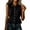 A1 Black, variant on Cooling Tank Tops for Women Peter Pan Collar Ruffle Strap Peplum Top Button Front Flared Hem Vest V Neck Crop Loose Fit Cami Flowy Work Vests Tunic Top Y2K Cute Relaxed Fit Camisole Workout Tee