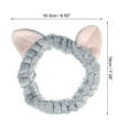 thumbnail image 4 of Unique Bargains 1 Pc Cute Cartoon Cat Ears Headbands for Girls for Women 7.09"x6.50", Gray, 4 of 6