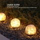 thumbnail image 3 of Luz De Bola Solar Agrietada LED Amarilla Cálida, Encendido Automático Romántico, Perfecto Para Decoración Al Aire Libre, 3 of 7