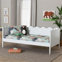 Baxton Studio Malaya Modern Daybed, Twin, White