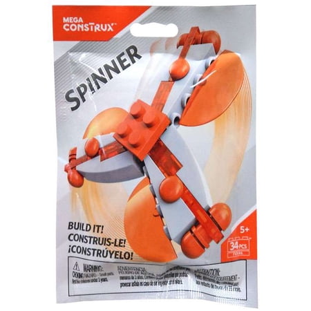 Mega Bloks Mega Construx Spinner White & Orange price history on PriceWatchPro