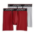 thumbnail image 1 of Jockey Men's Big Man Chafe Proof Pouch Microfiber 6" Boxer Brief - 2 Pack, 1 of 4