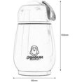 thumbnail image 2 of Lindo vaso de acero inoxidable con forma de pingüino, taza térmica para café, té, taza de agua, botella térmica para viajes, color rosa, 2 of 3