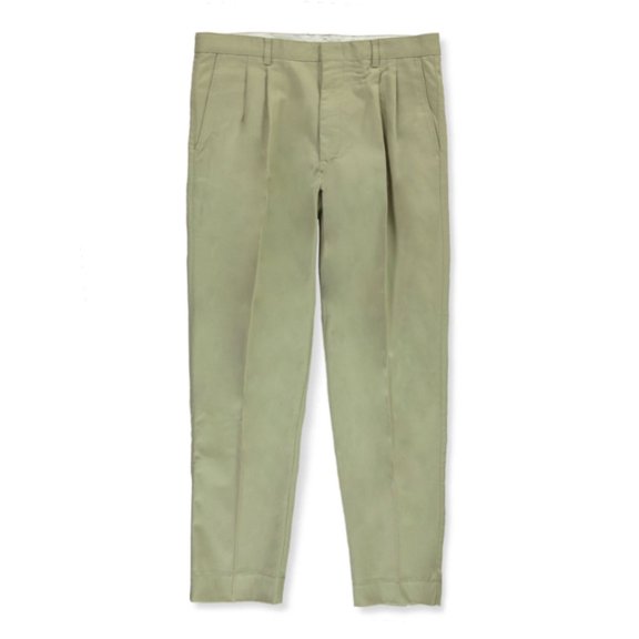 Rifle Big Boys' Husky Basic Pleated Pants (Husky Sizes) - khaki, 31 husky