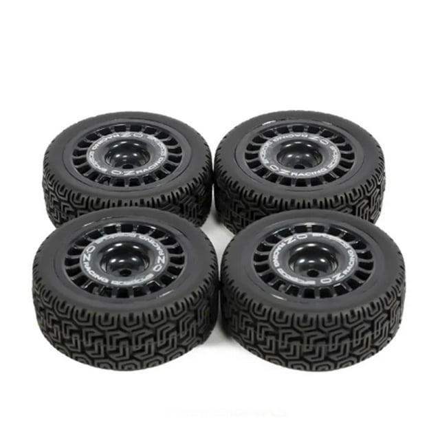 fastboy RCGOFOLLOW 1/10 Plastic Durable Wheel Rims Tyre Rc Wheel Rims Tyre For TT02 TT01 XV01 PTG-2 DF-03 WR8 RC Car Part Black