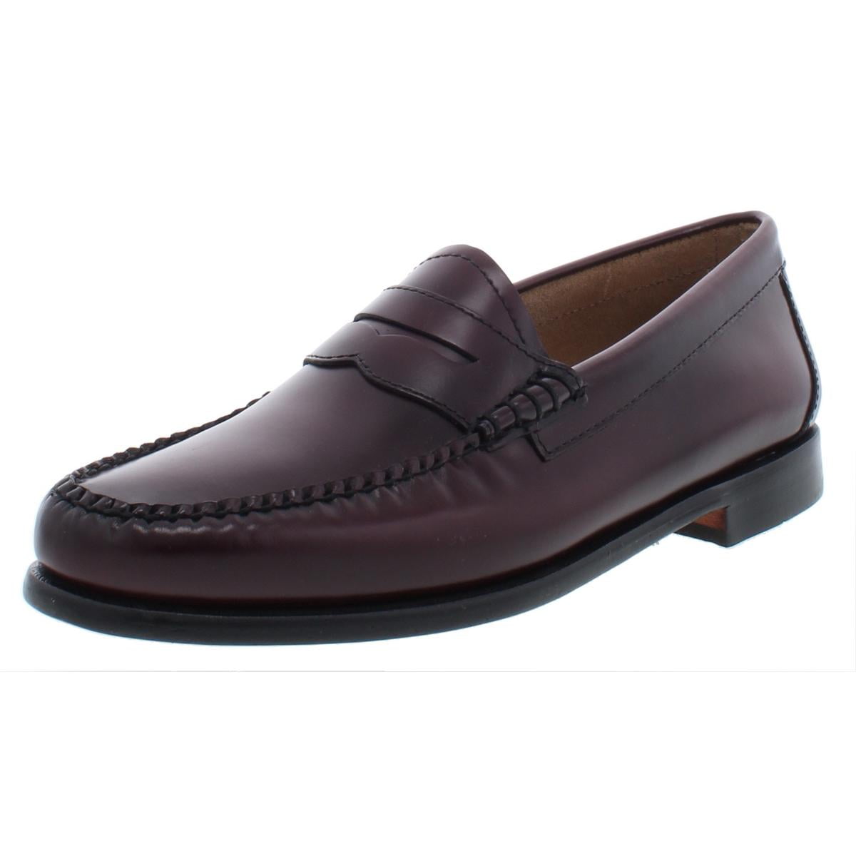 Weejuns G.H. Bass & Co. Womens Whitney Flat Penny Loafers Red Medium (B,M) - Walmart.com