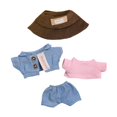 thumbnail image 4 of Ropa De Muñeca De Felpa De 38cm, Ropa Cómoda De Dibujos Animados DIY Con Sombrero, Chaqueta, Conjunto De Muñeca, 4 of 9