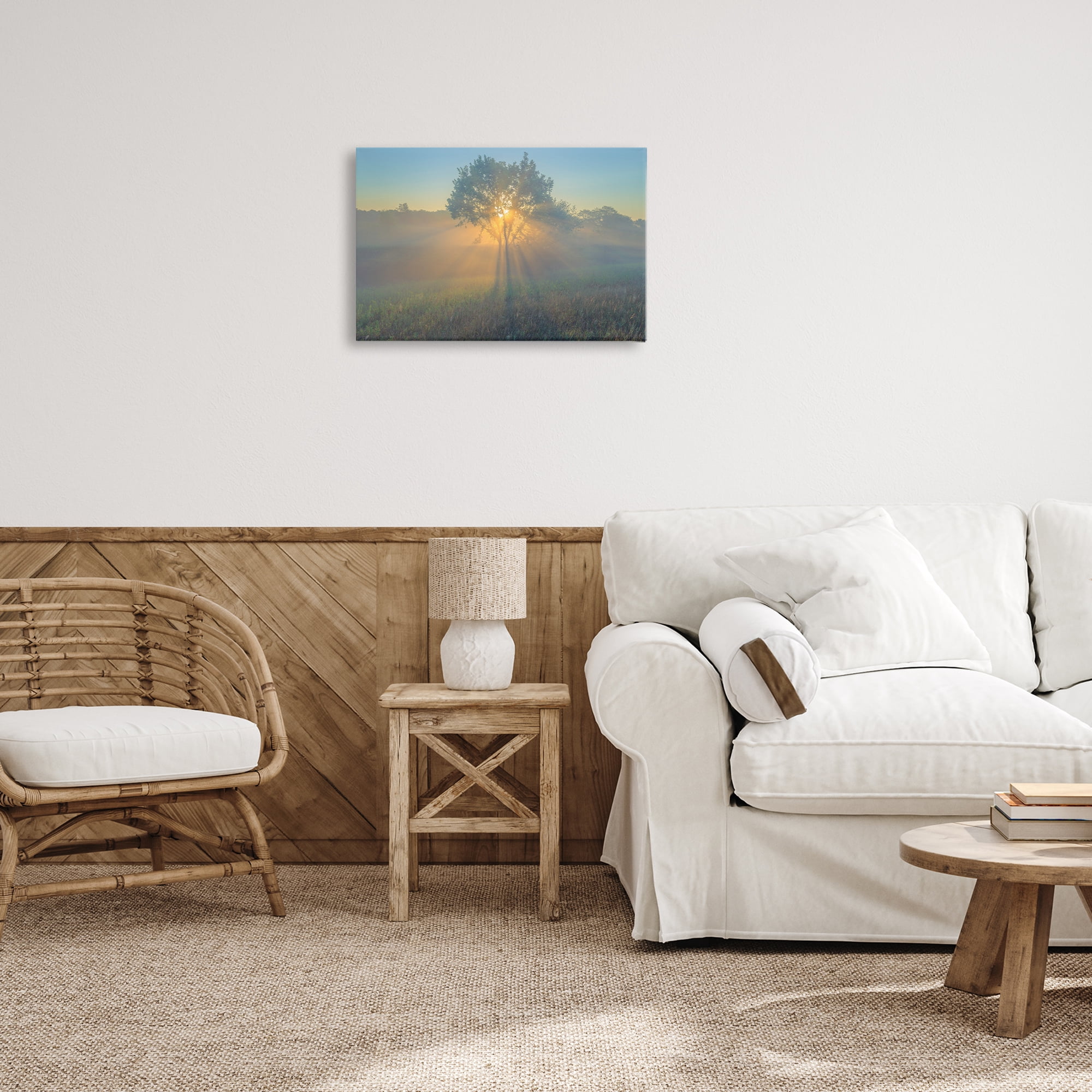 Stupell Industries Bright Sunlit Tree Landscape & Nature Photography Wrapped Canvas Art Print Wall Art, 24 x 16