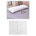 thumbnail image 2 of Funda de almohada corporal para el hogar, hotel, cierre súper suave para adultos y mujeres embarazadas. Blanco 50x137cm, 2 of 7