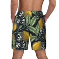 thumbnail image 4 of Gaeub Citrus Fruits Elegant Lemons Mens Swim Trunks Stretch Beach Shorts Quick Dry for Men Swim Shorts Swimwear with Pockets- 3X-Large, 4 of 9