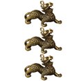 thumbnail image 4 of 3pcs Animal Keychain Pendant Hanging Vintage Animal Craft Key Chain Brass Ornament, 4 of 8