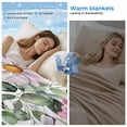 thumbnail image 2 of Eucalyptus Flower Cooling Blanket,Lightweight Breathable Summer Throw Blanket with Double Sided Cold Effect,Sage Green Botanical Boho Leaf Pink Picnic Blankets Bed Sheet for Hot Sleepers 60"x80", 2 of 8