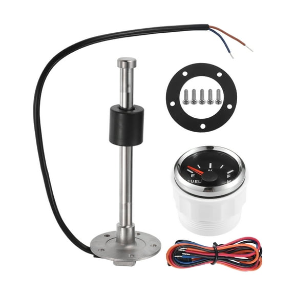 1 Set Universal Fuel Sending Unit and Gauge Kit Boat Fuel Level Sending Unit 7'' (180mm) for Boat Car