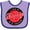 Lavender and Purple, variant on Inktastic I Love My Daddy Boys or Girls Baby Bib