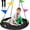 40 Inch, variant on 48 Inch Tree Swing Saucer for Whole Family, 900lbs Weight Capacity, Adjustable Hanging Straps, Outdoor Backyard Gift for Kids, Black