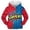 V41-Red, variant on WhouRiu Boys Girls Fashion Graphic Hooded Sweatshirts Kids Unisex Casual Autumn Pullover Hoodies