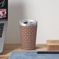 thumbnail image 6 of PAYOHTO Coffee Coloured Flowers Insulated Stainless Steel Tumbler 12 oz Thermos Come with Straw Kids Leak-Proof Travel Mug Cup, 6 of 7