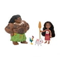 thumbnail image 3 of Disney's Moana 2 Maui & Moana Voyager Petite Gift Set 6 inch Tall Scale Dolls and Accessories, 3 of 6