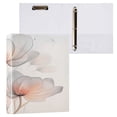 WOBOGO Illustration Of Translucent Flowers File Folders Extra Large ...