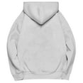 thumbnail image 3 of Oversized Hoodies for Women Pullover Aesthetic Sweatshirts Fall Outfits Tops (Silver M), 3 of 4