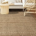 thumbnail image 5 of Superior Aden Braided Jute with Fringe Indoor 6' x 9' Area Rug, 5 of 5