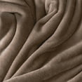 thumbnail image 4 of Bare Home Luxurious Ultra Soft Premium Microplush Fleece Blanket, Throw, Taupe, 4 of 5