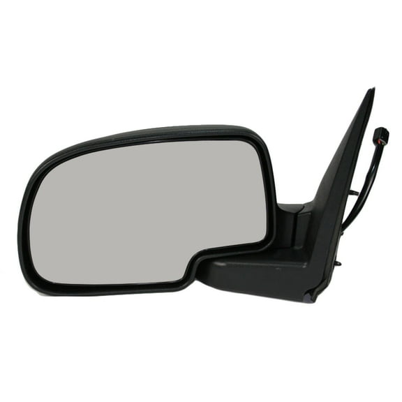 TRQ Side View Mirror Power Heated Smooth Black w/ Puddle Driver LH for Chevy GMC MRA05035 Fits select: 2003-2007 CHEVROLET SILVERADO, 2000-2006 CHEVROLET TAHOE