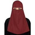 thumbnail image 2 of Cheers.US Single Layer Niqab, Saudi Style, Muslim Face Veil, Wholesale Price, 1pc, 2 of 2