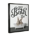 thumbnail image 4 of Stupell Industries Vintage Rabbits in Tub Animals & Insects Painting Black Floater Framed Art Print Wall Art, 17 x 21, 4 of 10