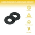 thumbnail image 4 of Uxcell Nylon Flat Washers Plastic Sealing Flat Round Washer Spacer Gaskets for Plumbing Faucet Hose Black M4x10x1mm 120Pcs, 4 of 7