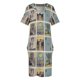 thumbnail image 3 of Vestido holgado de Tarot con bolsillo vestido de cóctel de verano vestido de cumpleaños 6 tarjetas, 3 of 6