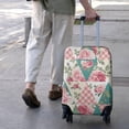 thumbnail image 3 of Pioneer Flower Floral Print Pattern Luggage Cover Fashion Suitcase Cover Baggage Covers Fit 25-28 Inch Luggage (Go Travel), 3 of 5