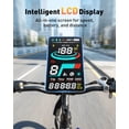 thumbnail image 3 of Actbest Core Electric Bike for Adults,500W Motor Ebike with Front Suspension, 28 MPH Max Speed, 48V 10.4Ah Removable Battery, 7-Speed Peak 1200W E Bicycle,26" Step-Over Ebikes (Silver), 3 of 6
