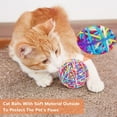 thumbnail image 3 of Persecución interactiva del juguete interior del gato de las lanas de la bola del color del juguete de la bola del gato y juguete para masticar, 3 of 5