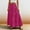 *Hot Pink, variant on ClodeEU Women's Crochet Trim Elastic Waist Maxi Skirt ,Loose Fit Solid Color Casual Ankle Length Skirt Black,Womens Plus XXL