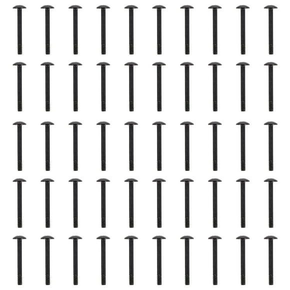 KAKOWELY 50 tornillos de cabeza redonda para ventilador de caja de computadora, de 30 mm de largo.