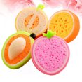 thumbnail image 2 of 4 esponjas de baño con diseño de frutas, ideales para el baño de los niños (estilo aleatorio)., 2 of 7