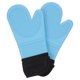 thumbnail image 1 of 2 unids de aislamiento térmico guantes guantes de horno de silicona guantes para cocinas (azul), 1 of 5