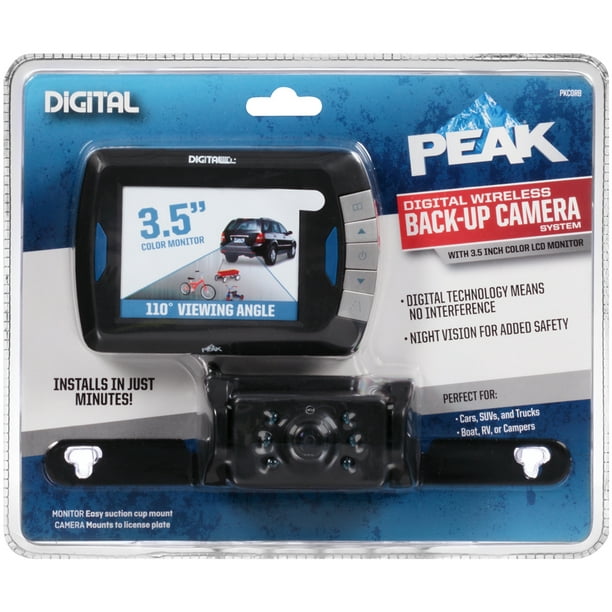 Peak 3-1/2" Car Backup Camera - Walmart.com - Walmart.com