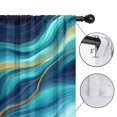 thumbnail image 4 of Blackout Kids Curtains,Teal Gold Marble Childrens Insulated Curtains Set Of 2,Bedroom Essentials,Toddler Room Decor 42x54in(106x137cm), 4 of 4