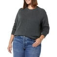 thumbnail image 4 of walmart Essentials Chandail à Col Rond à Manches Longues pour Femmes, Coupe Classique, Toucher Doux, 4 of 8