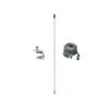 NEW FIRESTIK KW3 W 3FT WHITE CB ANTENNA, 18FT RG8X COAX, BRACKET & STUD