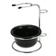 thumbnail image 2 of Seitruly Estante de almacenamiento, soporte para cuenco, soporte para cepillo, multiusos, exquisito ahorro de espacio, artesanía de hierro, Pinceles de maquillaje y herramientas Negro, 2 of 6