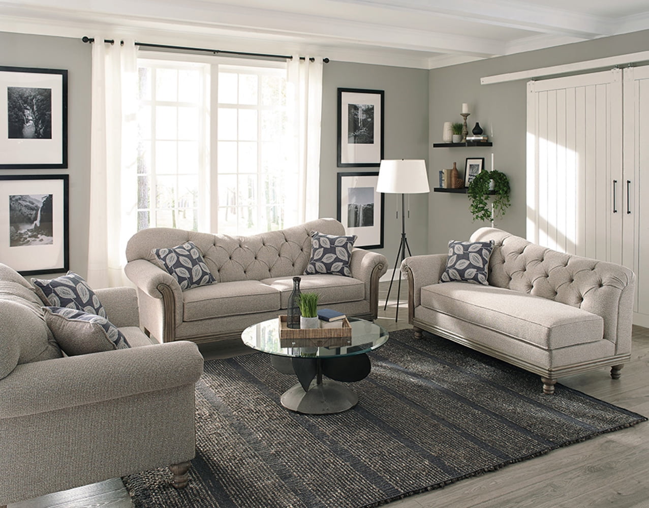 Gilmore 2piece Tufted Back Living Room Set